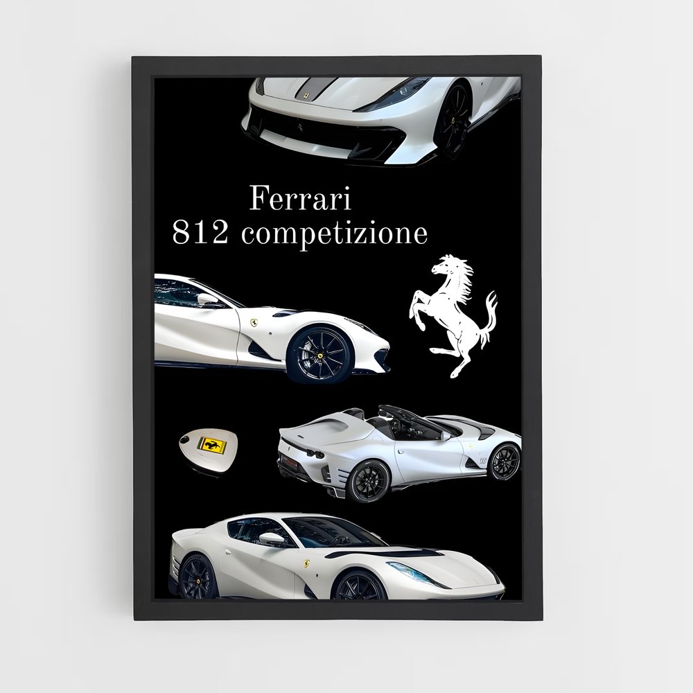 Poster Évolution Ferrari (vue 2)